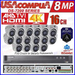 Hikvision 5mp Security System 4k Cctv 16ch Hd Outdoor Camera Home Security Kit