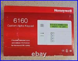 Honeywell 6160 Custom Alpha Integrated Keyboard/Transceiver White New