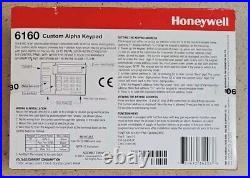 Honeywell 6160 Custom Alpha Integrated Keyboard/Transceiver White New