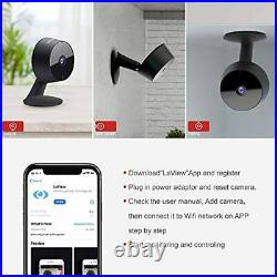 LaView Security Cameras 4pc, Home Security Camera Indoor 1080P, WiFi Cameras for B