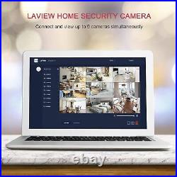 LaView Security Cameras 4pcs, Home Camera Indoor 1080P 4 Pack, White