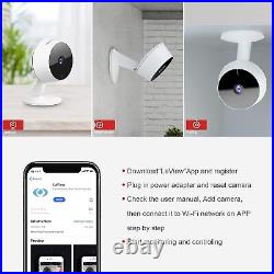 LaView Security Cameras 4pcs, Home Camera Indoor 1080P 4 Pack, White