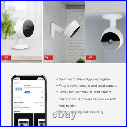 LaView Security Cameras 4pcs, Home Camera Indoor 1080P 4 Pack, White