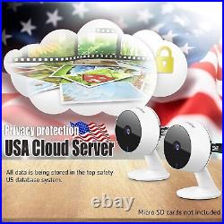 LaView Security Cameras 4pcs, Home Camera Indoor 1080P 4 Pack, White