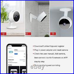 Laview Security Cameras 4Pcs, Home Security Camera Indoor 1080P, Wi-Fi Camera