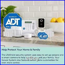 LifeShield, an ADT Company 15-Piece Easy, DIY Smart Home Security System Opt