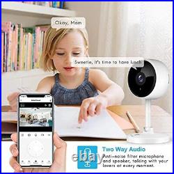Little elf Indoor Security Camera, Wireless 1080P Home Security Camera with