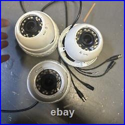 Lot Of 3SHIELD Analog CCTV Camera Security Dome Camera 3.6mm 720P/960H White