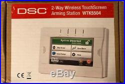 Lot of 4 DSC 2-Way Wireless TouchScreen ADT WTK5504