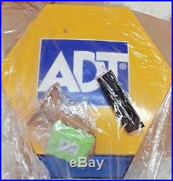 NEW ADT Solar LED Flashing Alarm Bell Box Decoy Dummy Kit. + Bracket And Battery