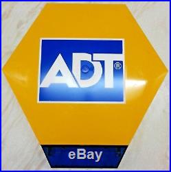 NEW ADT Solar LED Flashing Alarm Bell Box Decoy Dummy Kit. + Bracket And Battery