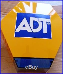 NEW ADT Solar LED Flashing Alarm Bell Box Decoy Dummy Kit. + Bracket And Battery2