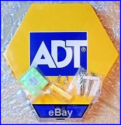 NEW STYLE ADT Solar LED Flashing Alarm Bell Box Decoy Dummy Kit + Battery