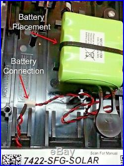 NEW STYLE ADT Solar LED Flashing Alarm Bell Box Decoy Dummy Kit + Battery (S1)
