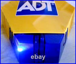 NEW STYLE ADT TWIN LED Flashing Solar Decoy Bell Box Dummy Kit + Battery