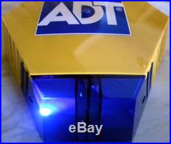 NEW STYLE ADT Twin LED Flashing Solar Decoy Bell Box Dummy Kit + Battery