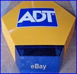 New ADT Solar LED Flashing Alarm Bell Box Decoy Dummy Kit + Bracket And Battery
