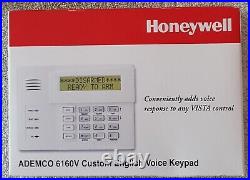 New Honeywell Ademco 6160V Vista Addressable Voice Alpha Remote Talking Keypad