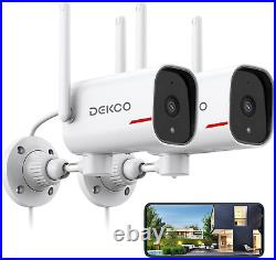 Outdoor Home Security Cameras 1080P Rotating 180° Wired 2-Way Audio Night Vision