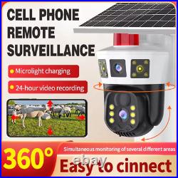 Outdoor V360pro 4K 4G Solar CCTV Camera Wireless