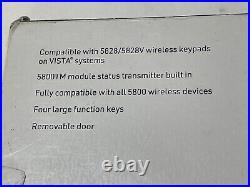 Resideo Deluxe Custom Alpha Keypad with Integrated Receiver for VISTA 6160RFC