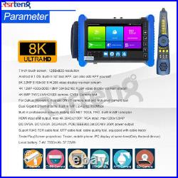 Rsrteng 7 8K IP Camera Tester CVI TVI SDI AHD Cable Tracer IPC-7600CADHS Plus