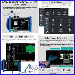 Rsrteng 7 8K IP Camera Tester CVI TVI SDI AHD Cable Tracer IPC-7600CADHS Plus