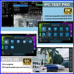 Rsrteng 7 8K Security Camera Tester 4K CCTV Monitor HD CVI TVI AHD POE VGA HDMI