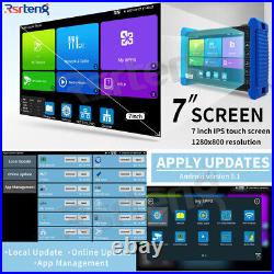 Rsrteng 7inch 8K IP Security Camera Tester 4K CCTV Monitor POE IPC-7600C Plus