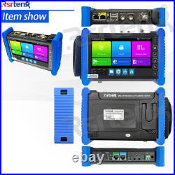 Rsrteng 8K 7 AHD TDR OPM CVI TVI SDI IP CCTV Camera Tester IPC-7600COTADHS Plus