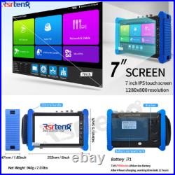 Rsrteng 8K 7 IP Camera Tester 4K CCTV Test AHD CVI TVI SDI VGA HDMI TDR OPM VLS Rsrteng 8K 7 IP Camera Tester 4K CCTV Test AHD CVI TVI SDI VGA HDMI TDR OPM VLS