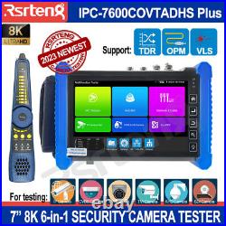 Rsrteng AHD CVI TVI SDI VGA HDMI TDR OPM VLS CCTV Tester IPC-7600COVTADHS Plus