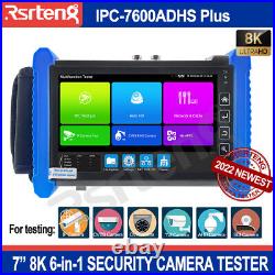 Rsrteng IPC-7600ADHS Plus 7 8K Security Camera Tester CVI TVI AHD test HDMI VGA