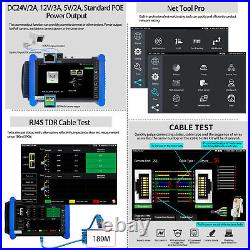 Rsrteng IPC-7600ADHS Plus 7 8K Security Camera Tester CVI TVI AHD test HDMI VGA