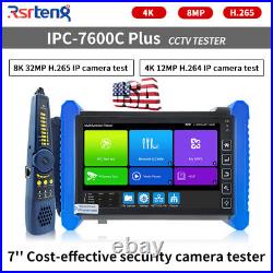 Rsrteng IPC-7600C Plus Security Camera Tester IP camera Tester Network Test Tool