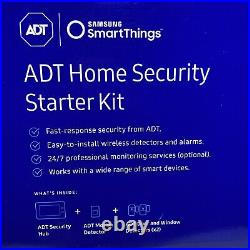 Samsung DT-STR-KT-1 SmartThings ADT Home Security Starter Kit, White