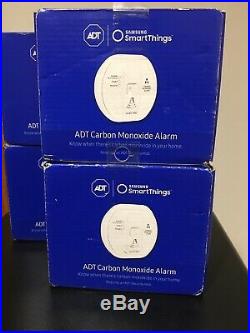 Samsung SmartThings ADT Smart Carbon Monoxide Alarm White 2 Pack New