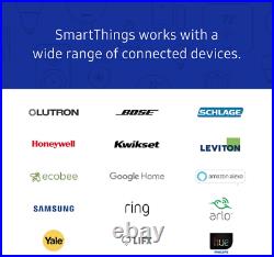 Samsung SmartThings Wireless Home Security Starter Kit F-ADT-STR-KT-1 White NEW