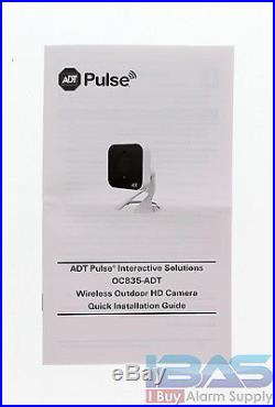 Sercomm OC835-V2 ADT Pulse Outdoor Wifi Wireless Camera 720P HD Day and Night