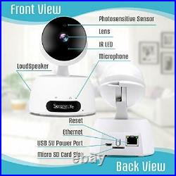 SereneLife Indoor Wireless IP Camera-HD 720p Network Security Surveillance Ho