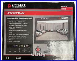 Triplett Test Equipment & Tools HDCM3 8 HD CCTV Monitor