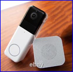 WYZE Security Cam Video Doorbell Pro & Chime 1440 HD 2-Way Audio Night Vision