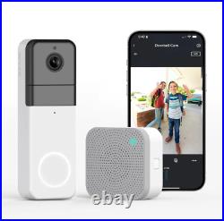 WYZE Security Cam Video Doorbell Pro & Chime 1440 HD 2-Way Audio Night Vision