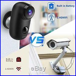 Wireless Outdoor Security Camera, KAMTRON 1080P Home Security Rechargeable