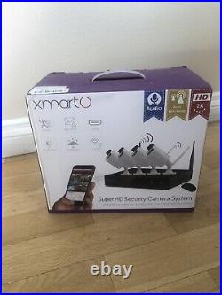 XMARTO OUTDOOR WIRELESS Home Business SECURITY 4-CAMERA SYSTEM HD Wireless View