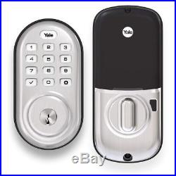 Yale Security YRD416-NR-619 Assure Lock Push Button Deadbolt with Bluetooth in S